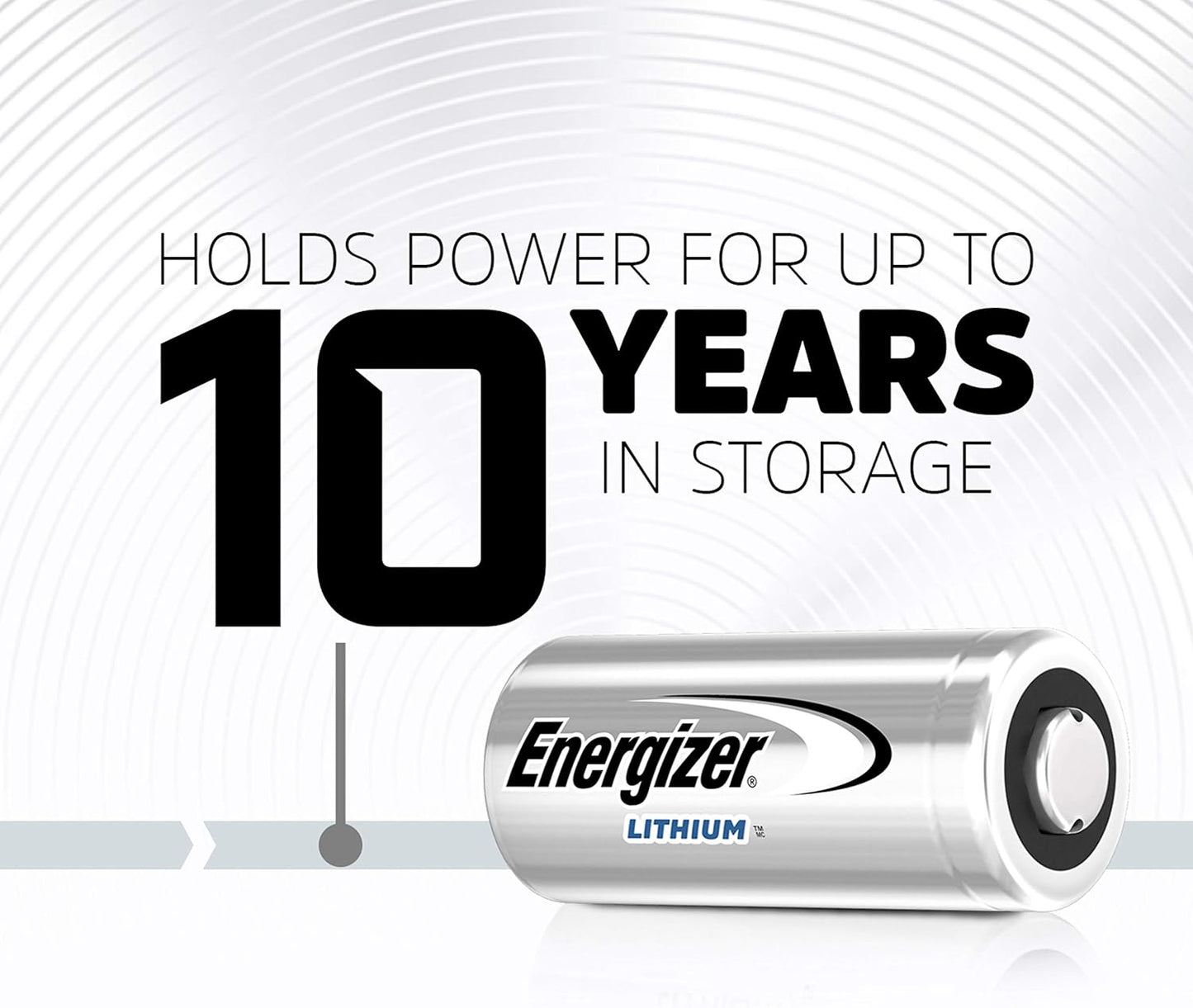 123 Lithium Batteries (2 Pack), 3V Photo Batteries