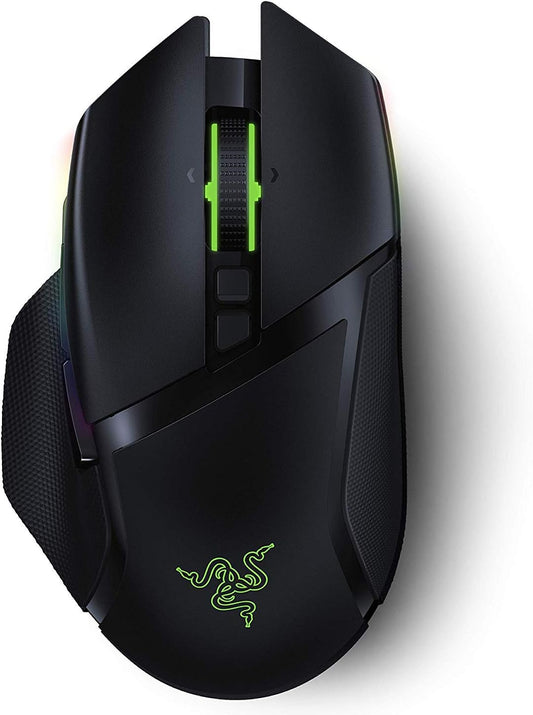 Basilisk Ultimate Wireless Gaming Mouse: 20K DPI Optical Sensor - 11 Programmable Buttons - 100Hr Battery - Classic Black