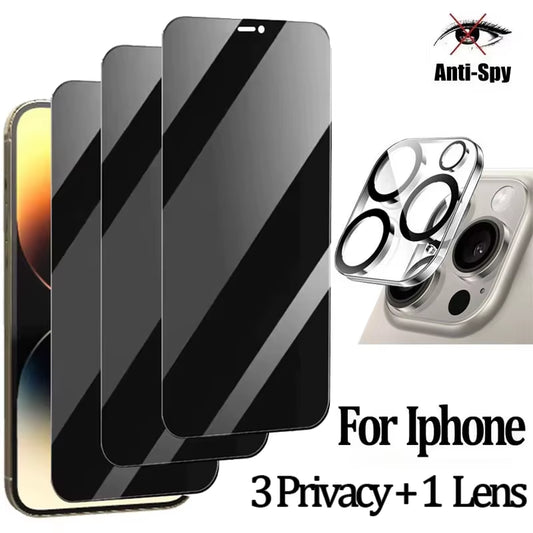 For Iphone 16 15 14 Pro Privacy Tempered Glass for Iphone 15 14 13 12 11 Pro Max Iphone14 Iphone13 Iphone16 Iphone 16 Pro anti Spy Screen Protector Iphone 14Pro